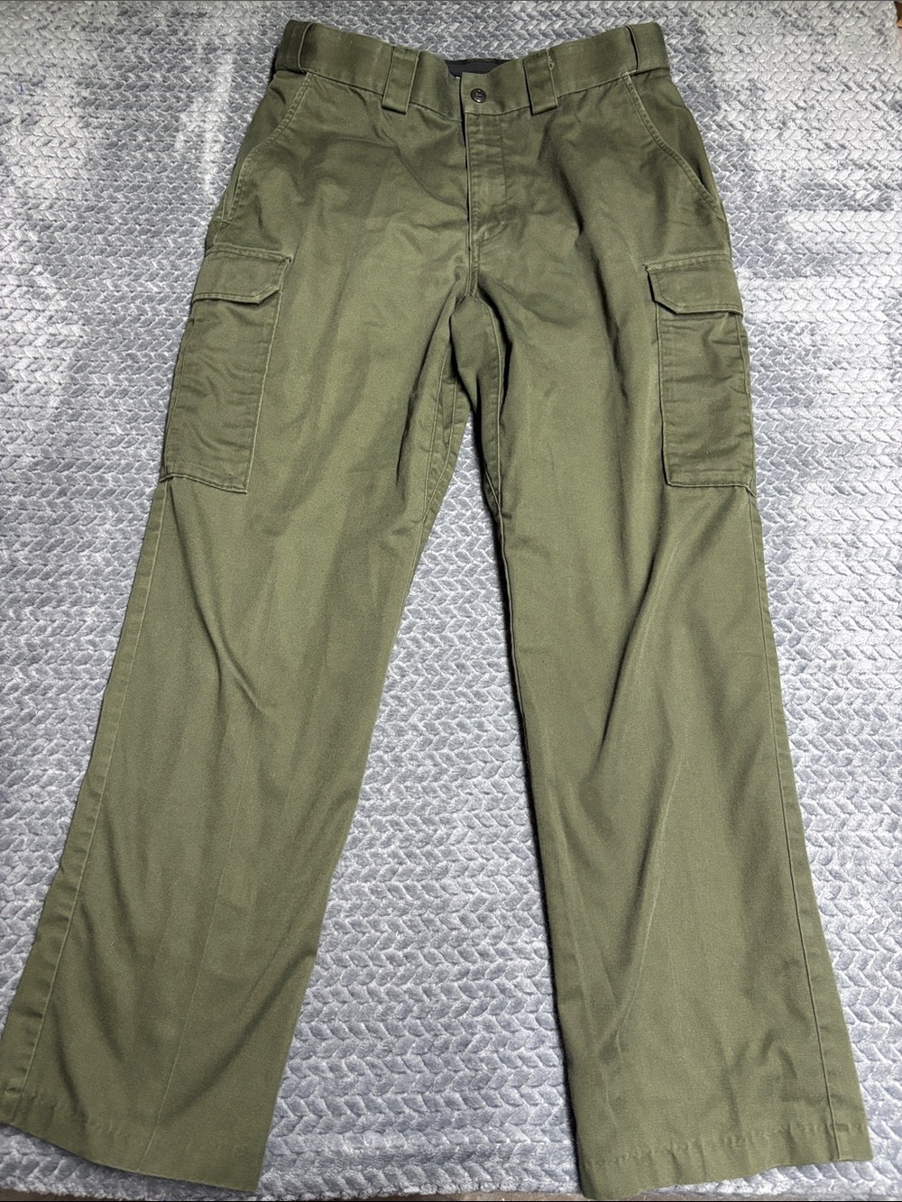 5.11 Tactical Olive Green Cargo Pants - Utility Pocket Design